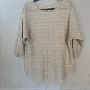 Market & Spruce Light Beige Sweater